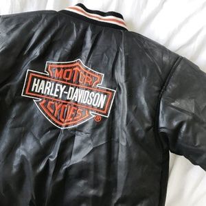 Harley Davidson reversible bomber jacket